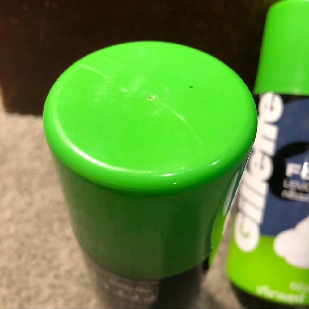 X2 Gillette Lemon-Lime Shave Foam Shaving Cream 6.2oz (175g)